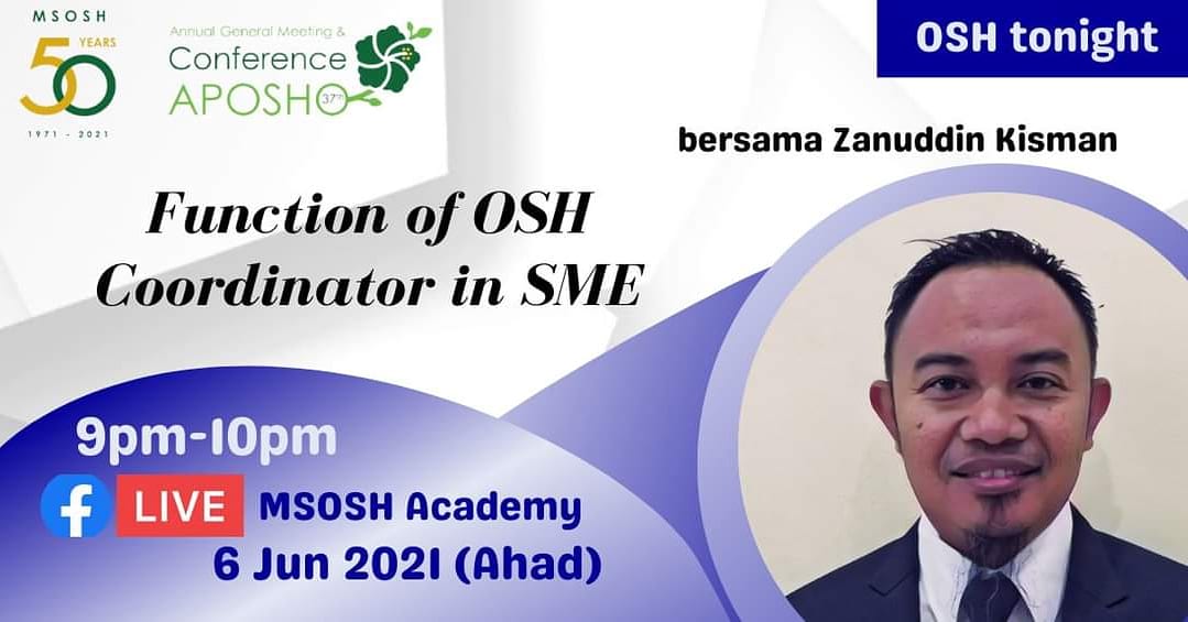 MSOSH9's tweet photo. Secretariat MSOSH is inviting you to a scheduled Zoom meeting.

Topic: MSOSH OSH Tonight: Function of OSH Coordinator in SME
Time: Jun 6, 2021 09:00 PM Kuala Lumpur

Join Zoom Meeting
https://t.co/Pfhxey3Och

Meeting ID: 846 3487 1042
Passcode: MSOSH https://t.co/TEbwa1bXtI