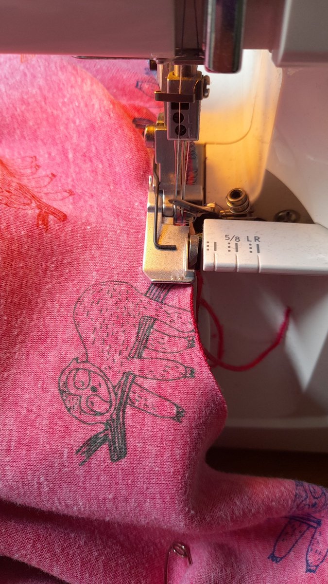 McC_Kat's tweet photo. Got the overlocker out for the first time this year! Can't believe it has been so long... https://t.co/vapKhdDvkG