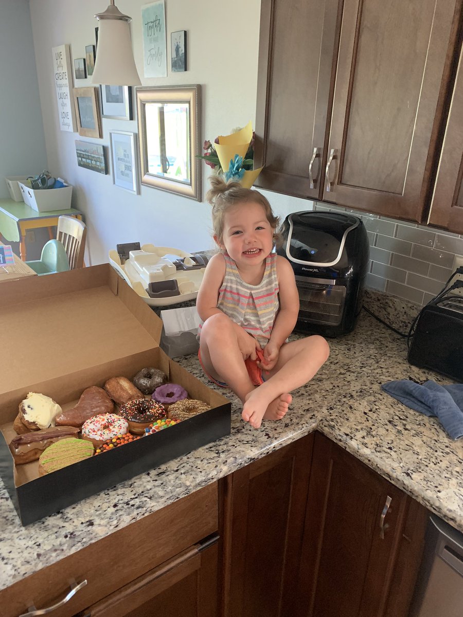 This girl loves her donuts! Thanks <a href="/CrankyAls/">Cranky Al</a>!