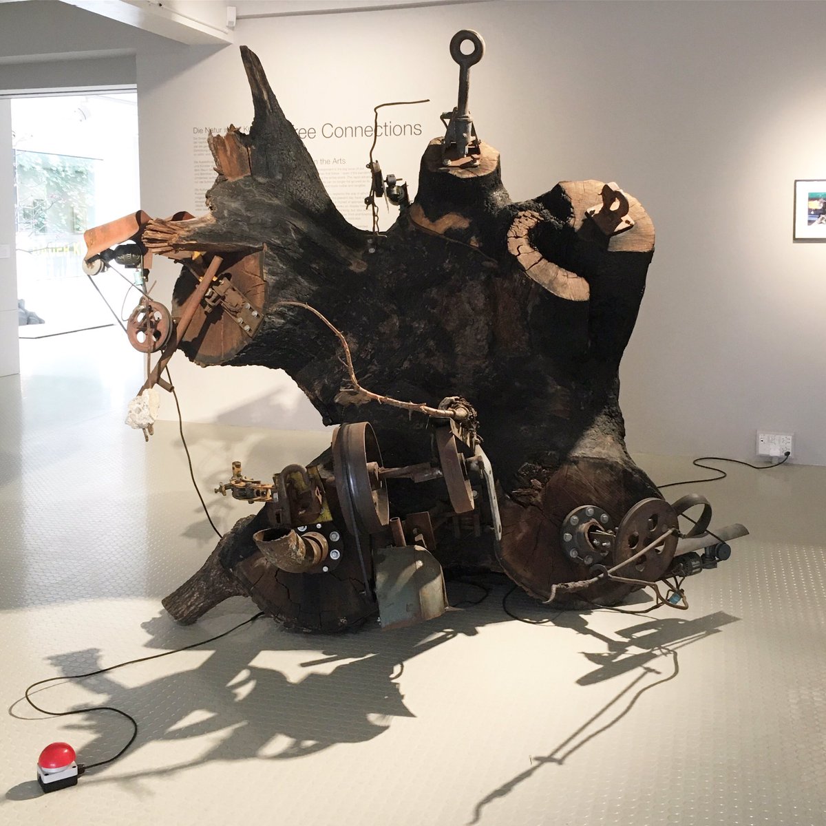 late work by #jeantinguely from #museumtinguely <a href="/kbhgeiger/">Kulturstiftung Basel H. Geiger</a> #museumtinguely L’Ours de Bursinel 1990 <a href="/kunsttagebasel/">Kunsttage Basel</a>