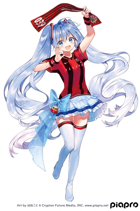 応援する雪ミクちゃん 