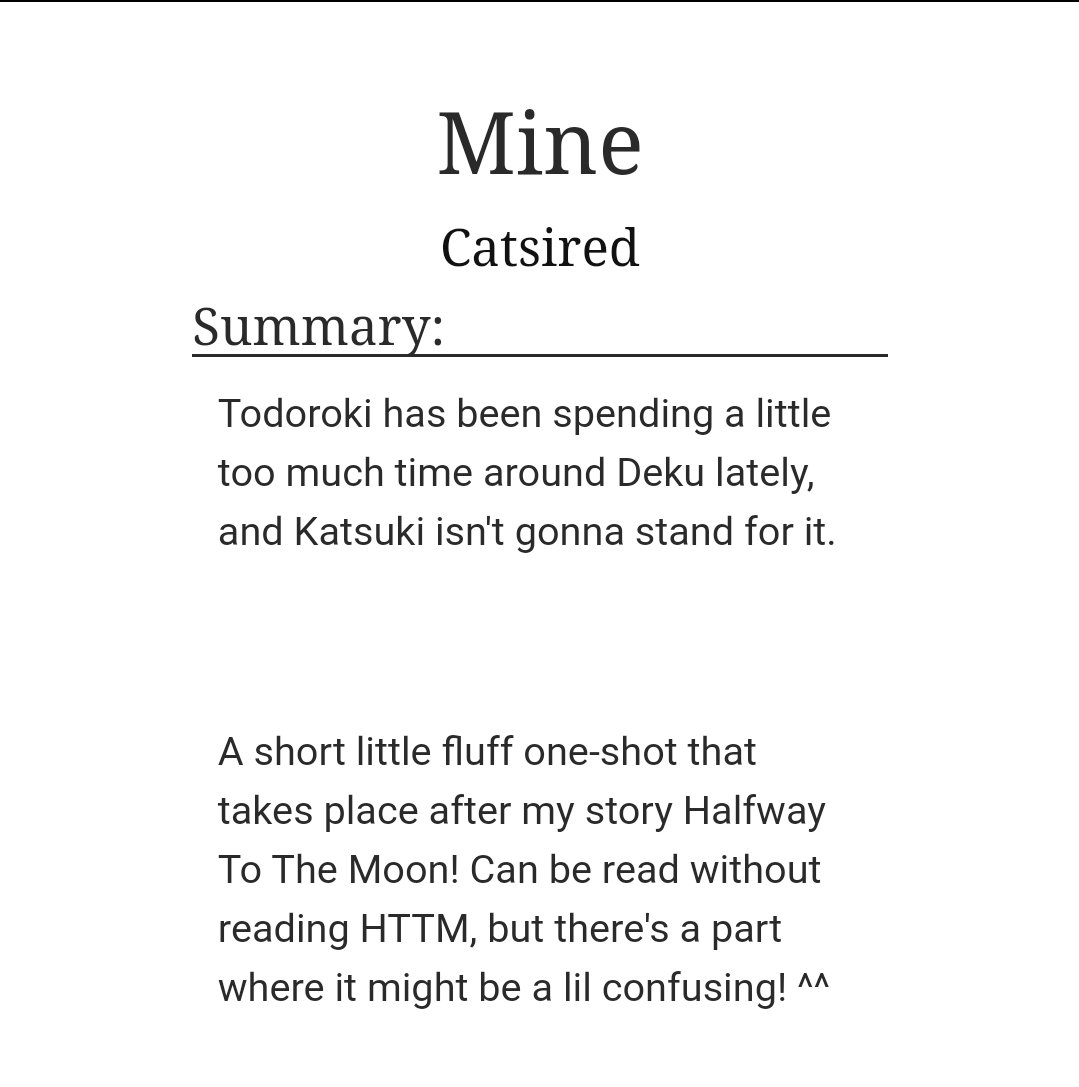 catsired's tweet photo. New One Shot for the HTTM universe! It's short but fluffy, hope you like! :D https://t.co/qcPJJAaZLV