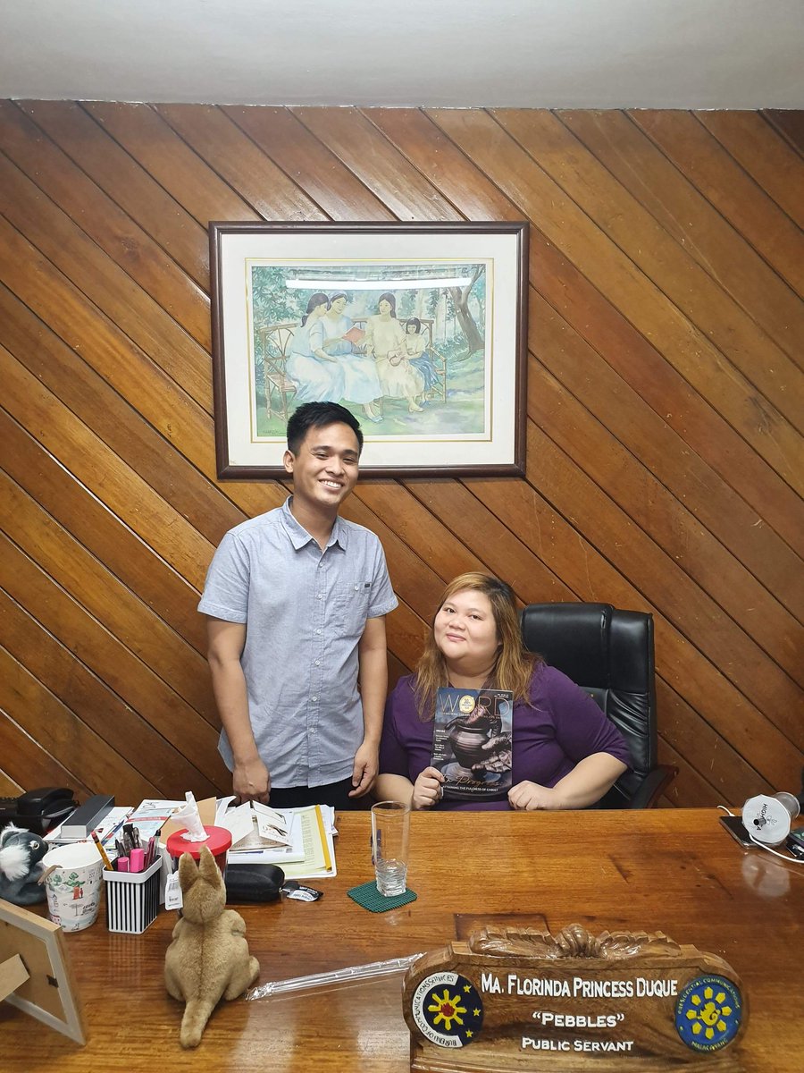 CJMRagasa's tweet photo. The Word Evangelism

Shared a copy of The Word Magazine to my boss in Malacañang Palace

#IShareTheWord #NYWD #PMCC https://t.co/fWZE6gXNGO