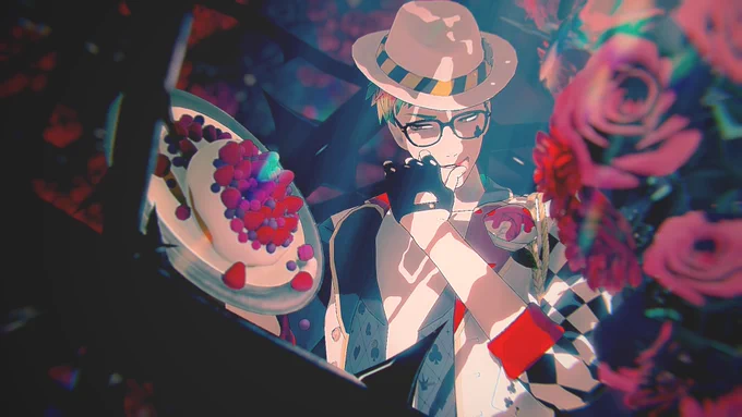 #MMDツイステ_不穏企画
♣️トレイ・クローバー 