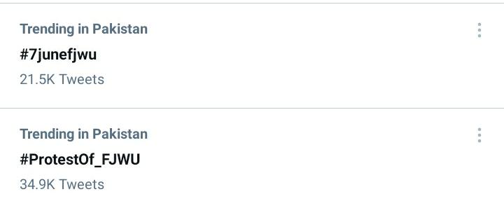 _mehar_ms's tweet photo. Lionesses You did it 😍.
Don't stop keep tweeting.
Kisi k pressure me ni ana aap Apna haqq chinn k lo.
Big thumbs up to FJWU sisters 👍
@qasim_mughal1
@_mehar_ms
#ProtestOf_FJWU
@Shafqat_Mahmood https://t.co/OnMAjKLadB