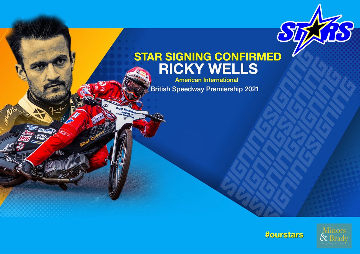 KLSpeedway's tweet photo. 𝙄𝙣𝙩𝙧𝙤𝙙𝙪𝙘𝙞𝙣𝙜 𝙍𝙞𝙘𝙠𝙮 𝙒𝙚𝙡𝙡𝙨 ✍🏼
🇺🇸 KING’S Lynn have made another team change in time for their trip to rivals Peterborough on Monday with the addition of American ace Ricky Wells.
Full story ➡️ https://t.co/didbuEU1v7
#WelcomeRicky👊 | #OurStars⭐️ https://t.co/sMameWUNTJ
