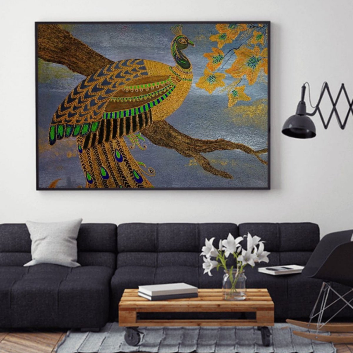 avikoart's tweet photo. Golden Peacocks-ancient culture symbols of cosmos, all-seeing wisdom, immortality&amp;light.
Name-Golden peacock-30"X40"
#avikoart #canvass #acrylic #texture #golden #mordernart #contemporaryart #womanartist #selftaught #peacock #art #bird #wildlife #nationalbird #decor #handmade https://t.co/QAosyMaO02