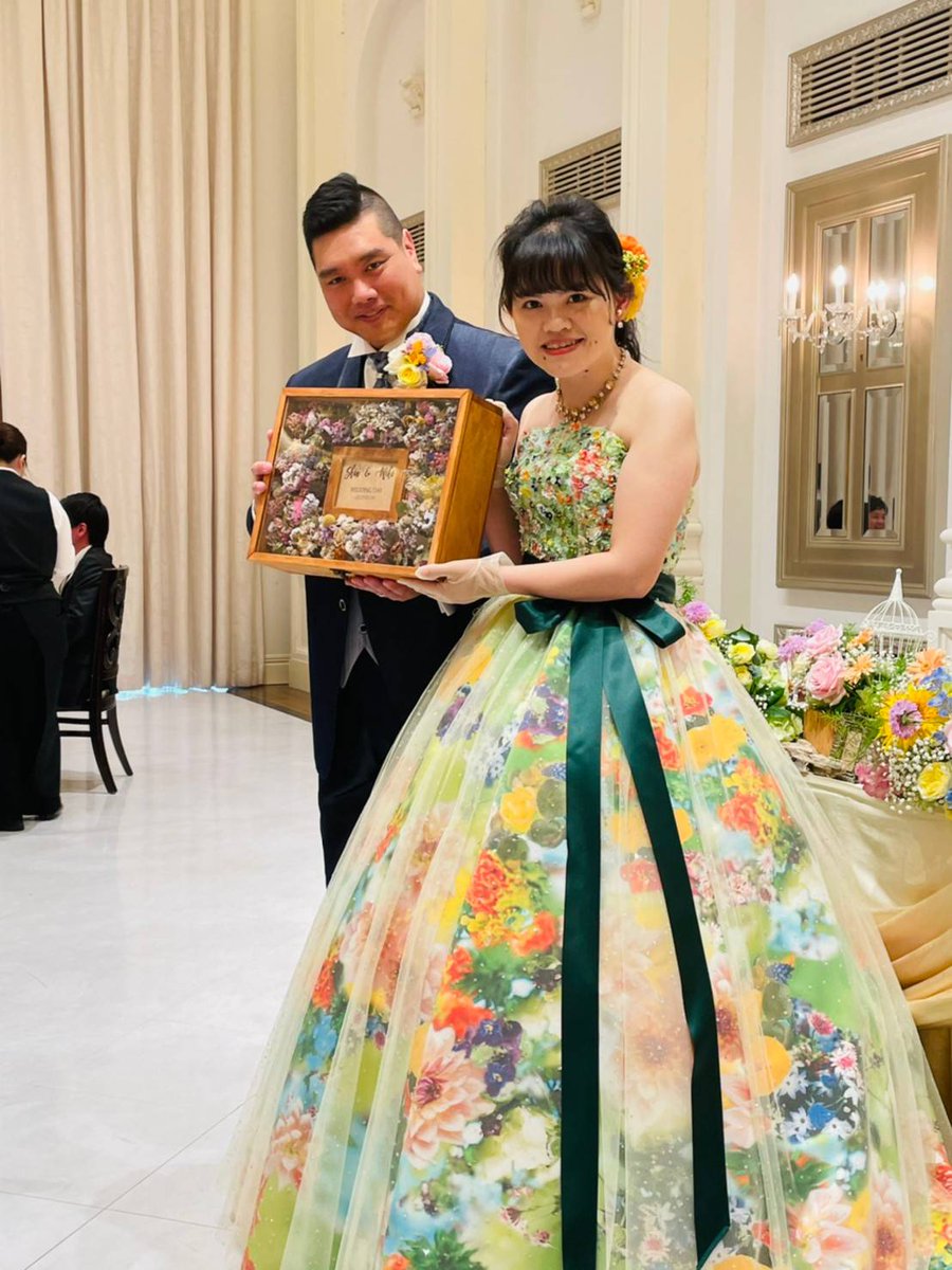 shinls61's tweet photo. 2021.6.5
無事に結婚式を行うことができました。
コロナの影響で2回延期しまだ猛威を振るってる中、出席していただいた方々には本当に感謝です！

そして来れなかった方へZOOMでリモート中継をし約30名の方々が参加してくれました！
ご教授してくれたNallyさんには本当に感謝です😁

持つべきものは友 https://t.co/gXmH87BXlP
