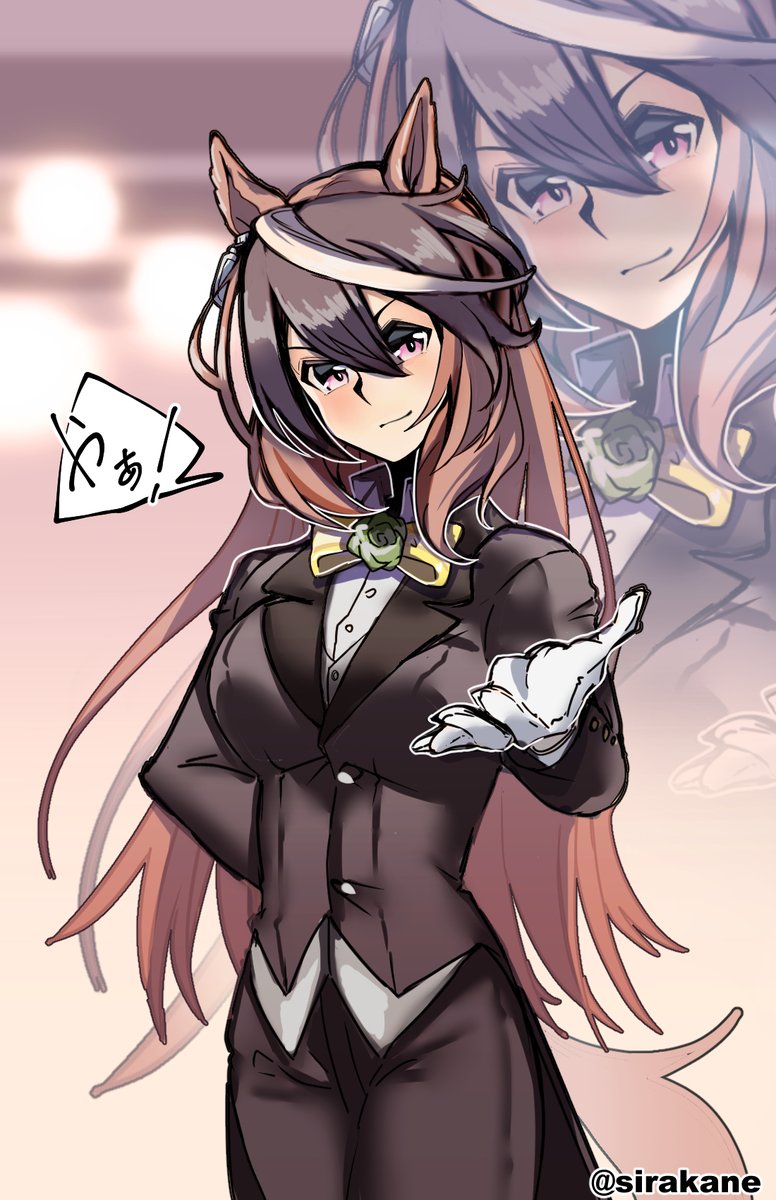 アニメ1期のウマ娘みまして 会長やっぱりカッコイイね 白鐘レイ Skeb作業中のイラスト アニメ1期のウマ娘みまして 会長やっぱりカッコイイね 白鐘レイ Skeb作業中のイラスト