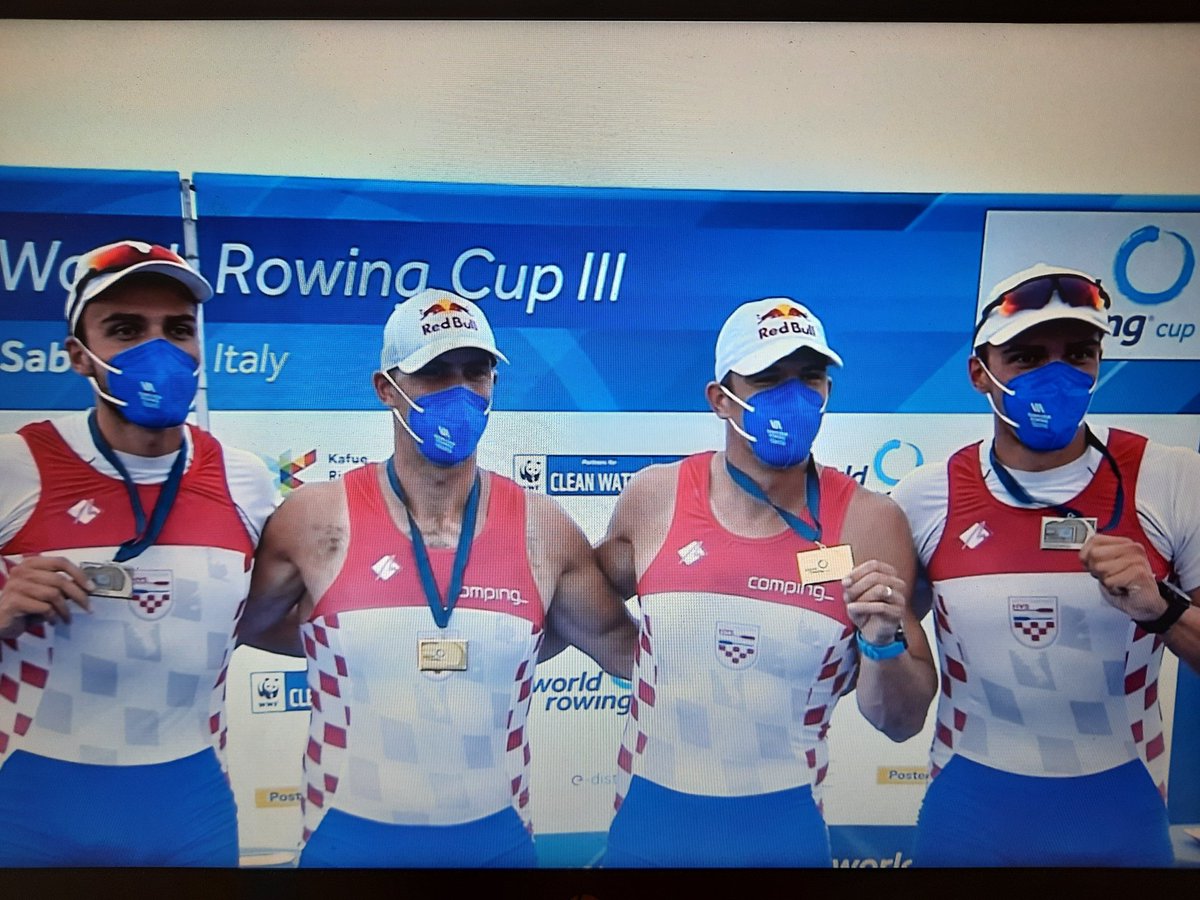 BojciZg's tweet photo. Bravooo za @SinkovicBros , sestre Jurković i braću Lončarić🇭🇷💪 #rowing #wordrowing #croatia https://t.co/zplhdH6S66