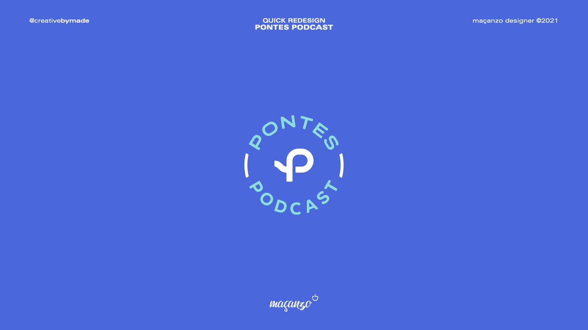 StudiobyMADE's tweet photo. Quick Redesign for @PontesPod
P + 〰️ + 🎧
Pontes is an opinion podcast, which aims to unite those who listen using spoken word as this bridge. Hosted by: @b3njamim @cleidcat @leocadeea
#QuickRedesign #byMADE #maçanzoDesigner https://t.co/s0teOGDKPL