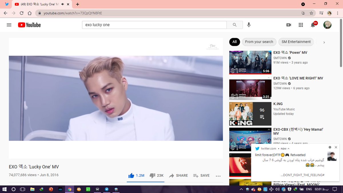 hadikai88's tweet photo. luckey one
#StreamForEXO_Level04
#DONT_FIGHT_THE_FEELING
@weareoneEXO
@B_hundred_Hyun
@layzhang https://t.co/kFPY0uRIl5