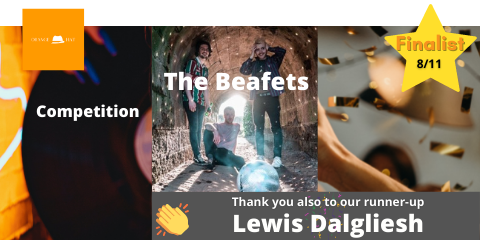 BlueTorchRadio's tweet photo. Congratulations to @Beafets who become our 8th finalist in the OHR competition and earn themselves a place on the compilation album. Well done also to our very worthy runner up
@LewisDalgliesh
Thank you to all our voters and supporters of each musician.
#OrangeComp https://t.co/ravvB4L3JO