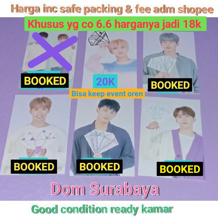 Mumpung tanggal kembar nih, yuk yuk diliat dulu gais 🤗 Take PC/tc lebih dari 1 bisa dapet harga khusus dari aku. Semua harga inc fee packing + adm orenji. Bisa keep utk event selanjutnya. Yg minat bisa langsung DM <a href="/coupsofrintae/">tak</a> yaa ☺️