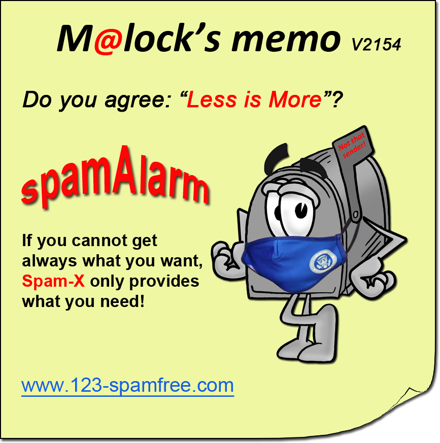 1stCodes's tweet photo. Less is More? If you cannot get always what you want, Spam-X only provides what you need! Test it for free!
@Spam_X_
#SpamX #AntiSpam #NoSpam #Scam #Spamfilter #Cybersecurity #ITSecurity #ITSicherheit
@netzpalaver
#SpamBlocker #Spamless
@be_logo_agency
https://t.co/OjimcMzSMG https://t.co/G2nmO621ac