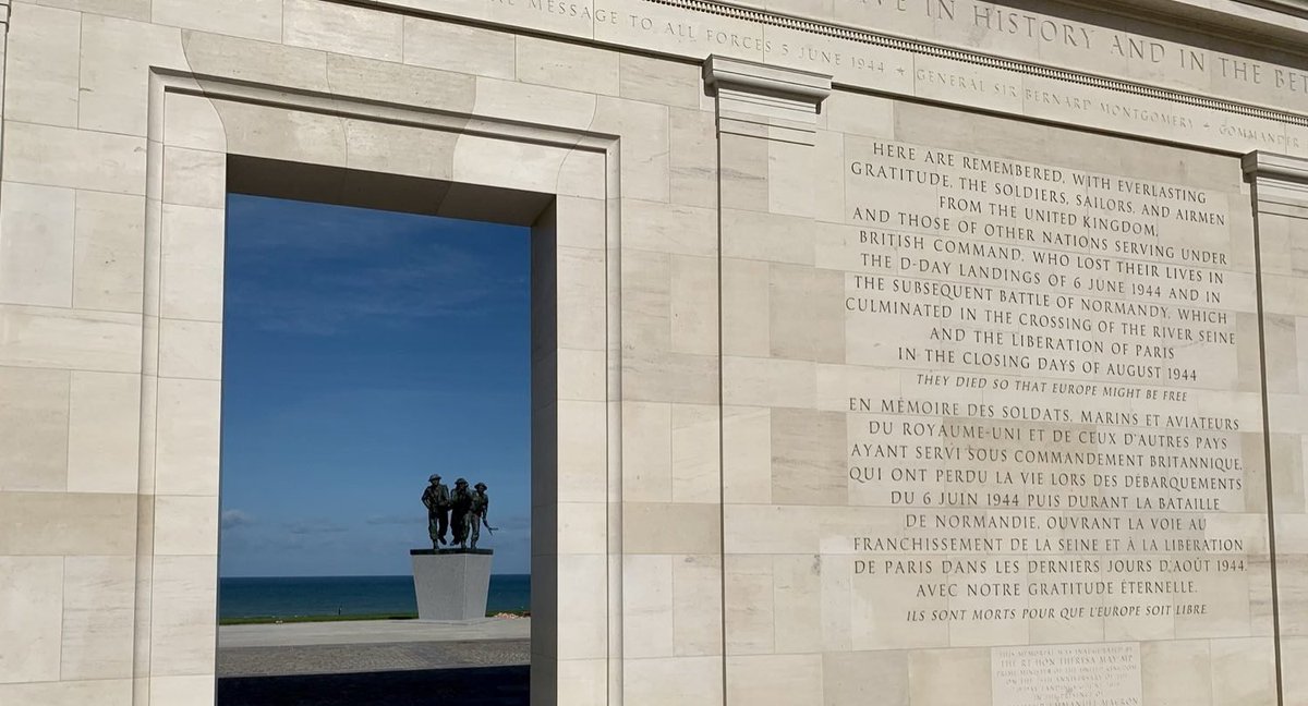 ArmyPost's tweet photo. 🎖️Shore feels good - British Normandy Memorial to be unveiled on 'Gold Beach', 77 years to the day after #DDay landings

📺 Watch ceremony LIVE https://t.co/gXqj4DWC44 #DDay77🇬🇧🇫🇷 https://t.co/BSlox8d4KA
