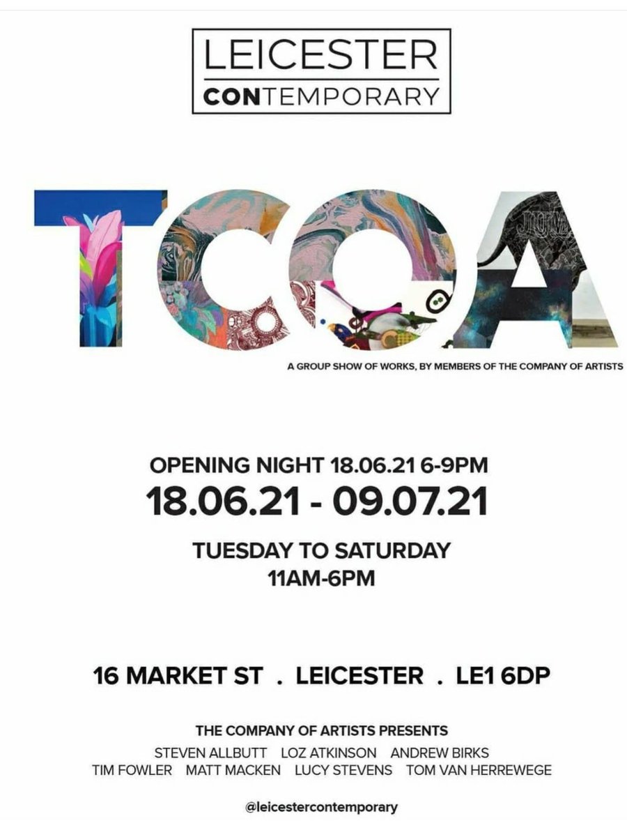 StudionAmeLei's tweet photo. Leicester Contemporary is opening on 18th June! https://t.co/qZzeMFdMZO