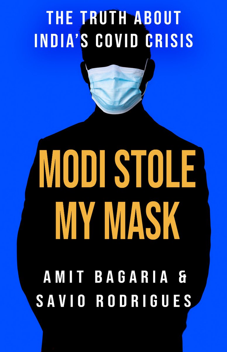 Finally completed reading the book #ModiStoleMyMask and I must say unbiasedly that it is an incredible experience of the truth of India's COVID-19 crisis. It is filled with data and immense research. Congratulations <a href="/amitbagaria12/">Amit Bagaria</a> and <a href="/PrinceArihan/">Savio Rodrigues 🇮🇳</a>.
