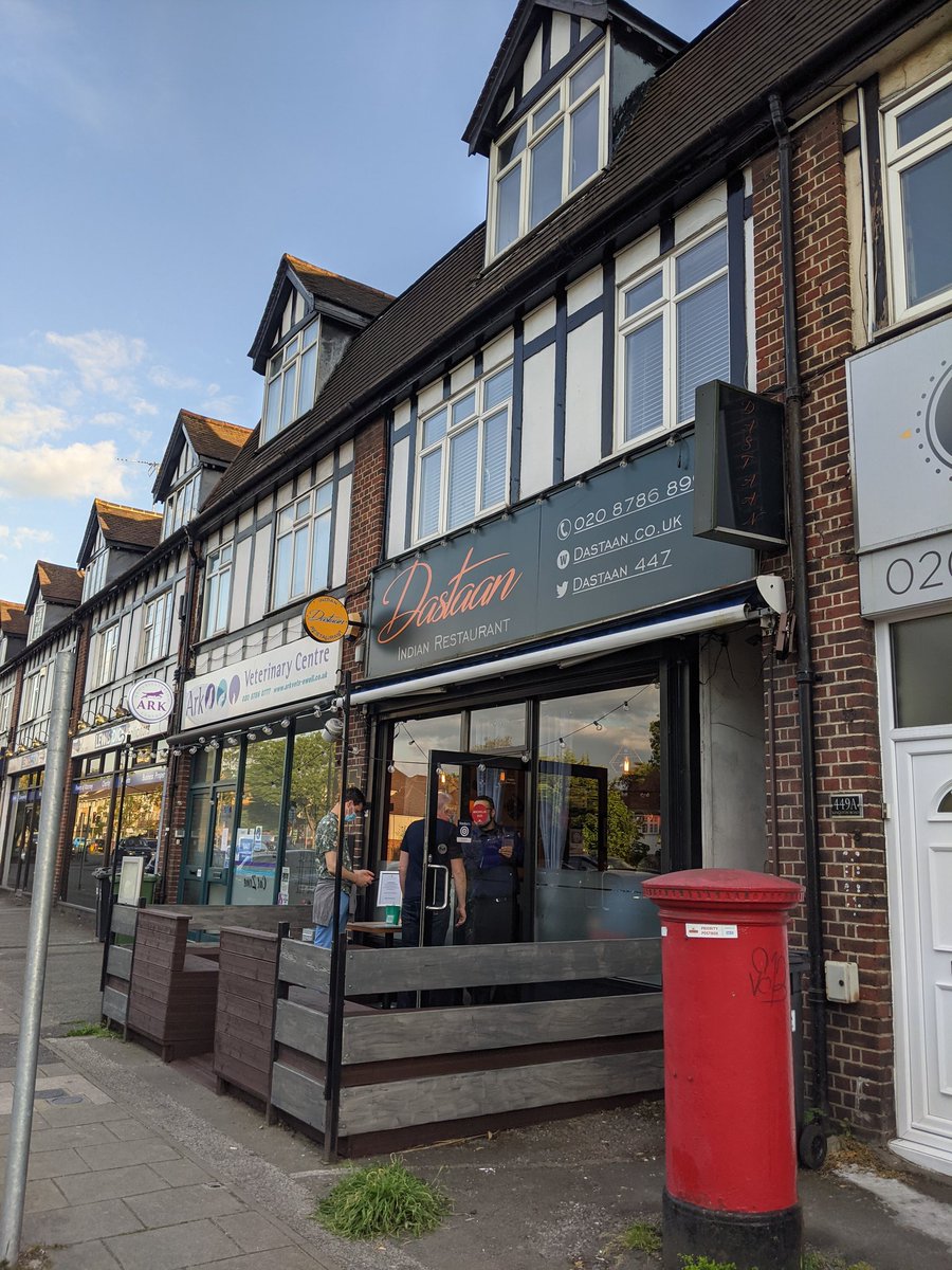 The front of Dastaan restaurant