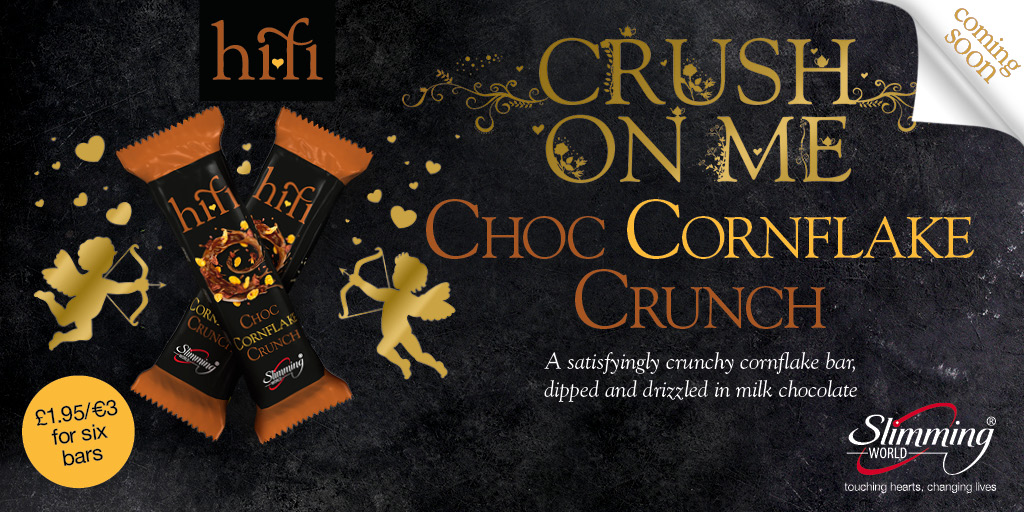 SlimmingWorld's tweet photo. There's lots to celebrate at #SlimmingWorld groups next week! Not only will you get support and guidance to reach your #WeightLoss dreams, you'll  also crown your #ManOfTheYear2021 winner and be able to pick up a box of our delicious choc cornflake crunch hi-fi bar 😍. https://t.co/gcnfUyjLOf
