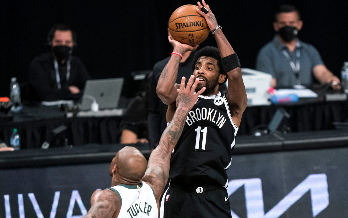 Kyrie Irving snaps Nets out of James Harden funk