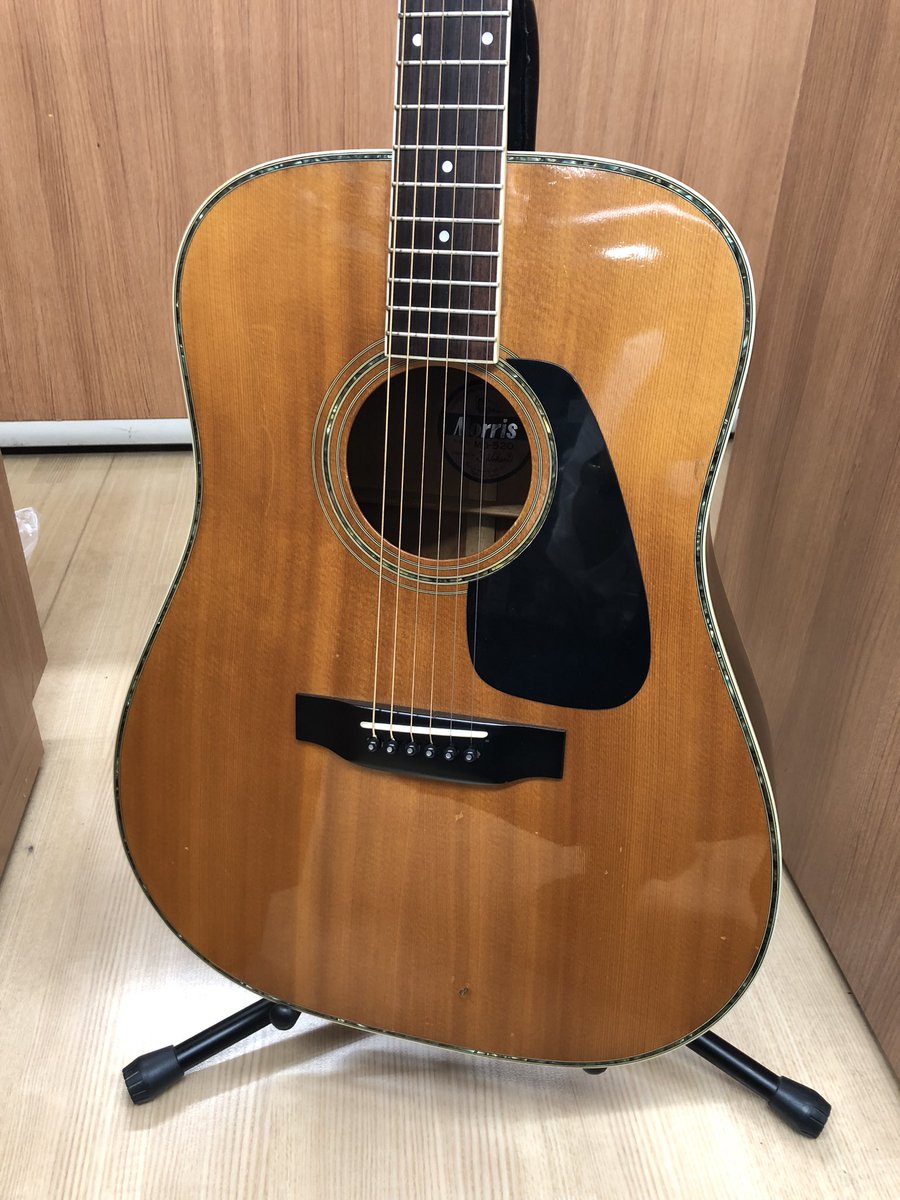 Hardoff1stSt's tweet photo. 古き良き時代の #Morris #MD520 幾多のプレイヤーが奏でたであろう逸品♪バランスのよいオールラウンドタイプです。枯れた味わいが魅力の国産フォークギターです♪ https://t.co/DUQ2CxA8vy
