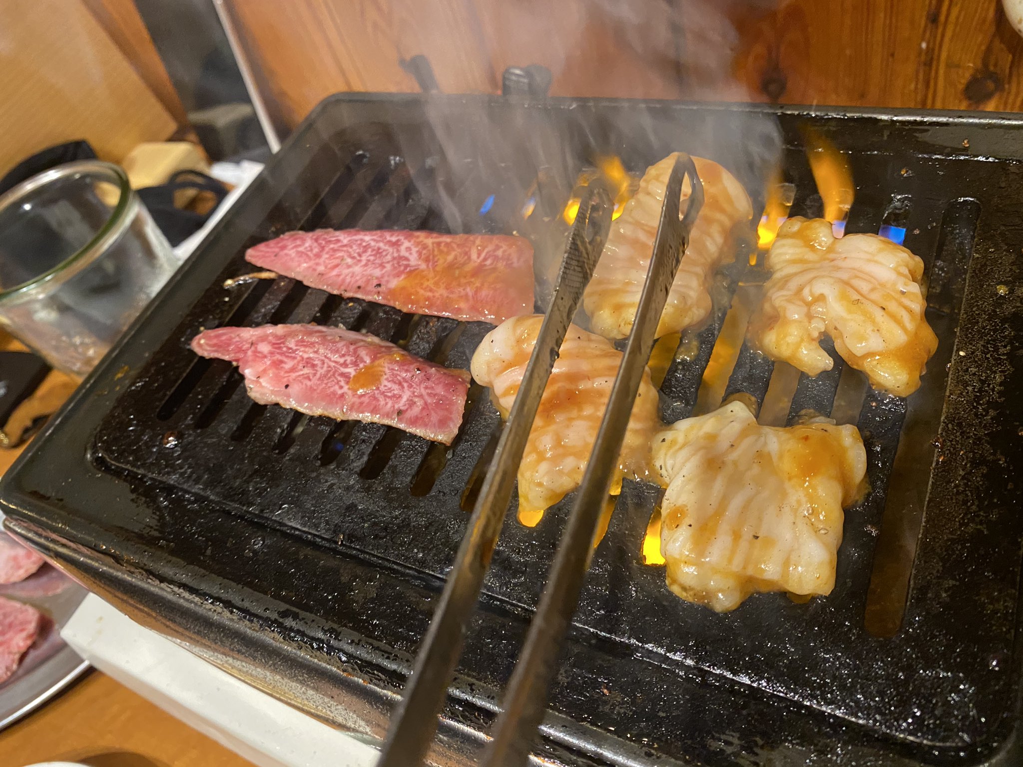 焼肉園ベガ　ブックマッチ　金森森商事 焼肉園ベガ ブックマッチ 金森森商事