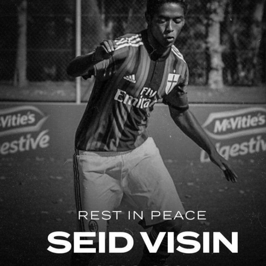 Former AC Milan youth player Seid Visin sadly took his own life due to racist abuse. 💔

He left a heart-breaking note speaking on life as an immigrant. 😔

This is so heart-breaking. 💔

Rest in Peace. 🙏