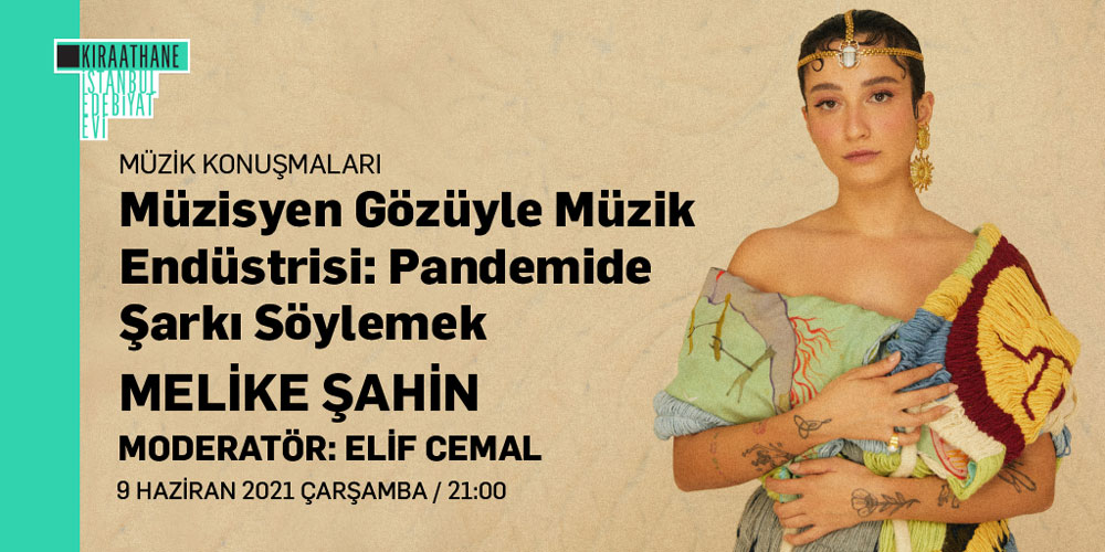 🎼9 Haziran gecesi, pandemiye rağmen şarkı söylemeye, şarkı yapmaya devam eden ve ilk solo albümü #Merhem'i Şubat 2021'de çıkaran #MelikeŞahin canlı yayında Elif Cemal'e konuk oluyor. 

Bize katılmak için link: zoom.us/j/95978137448
ID: 97 959 7813 7448