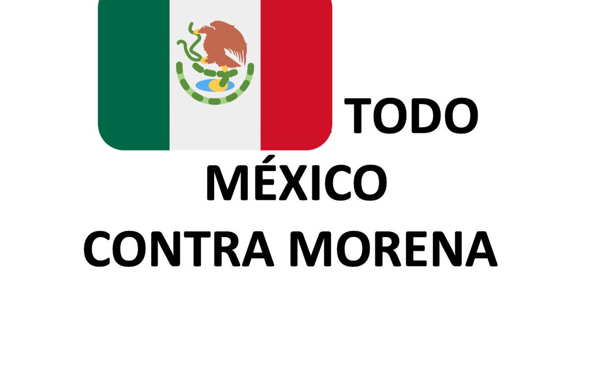 #YoNoVotarePorMorena
 Hoy decido luchar por la libertad y democracia en mi País, p las instituciones, p los organismos autónomos capaces de poner orden, votare por un futuro más Justo, mi Voto será en contra de Morena y sus aliados! #VotoutilAmorXMEXICO VAMOS JUNTOS POR MEXICO