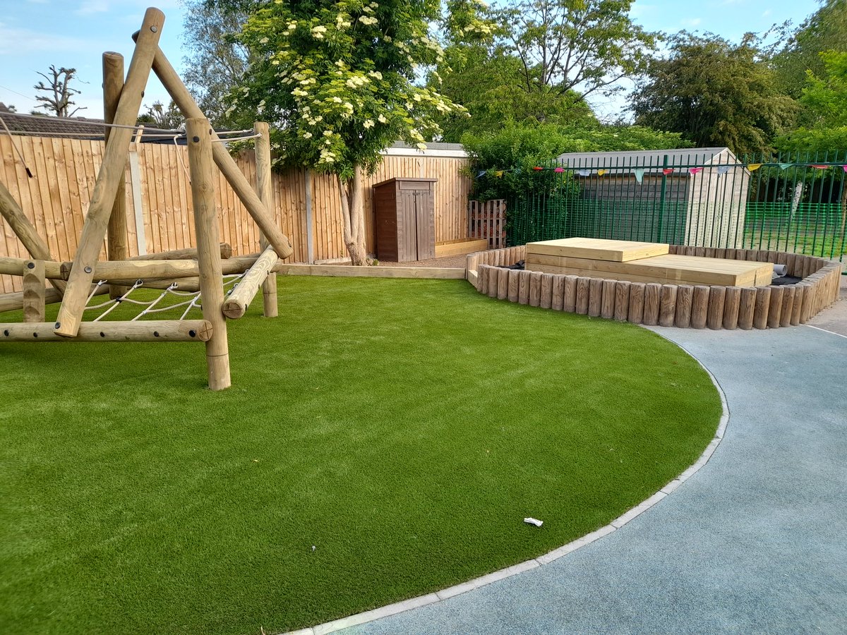 HeathSomers's tweet photo. We've been busy improving our EYFS outdoor area this half term. We can't wait for our reception children to see it. A brand new climbing frame, sandpit and gardening area. Thank you to @PentagonPlayUK for bringing the vision to life. #TeamSomers https://t.co/NwjutYVYqh