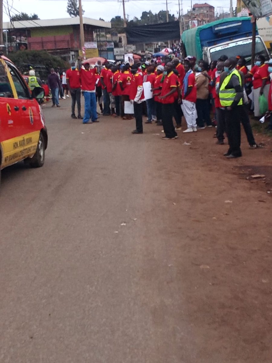 Jubilee supporters all set to cause chaos in Gacie Market Kiambaa Constituency &amp; disrupt peaceful intended  UDA meeting planned well in advance.