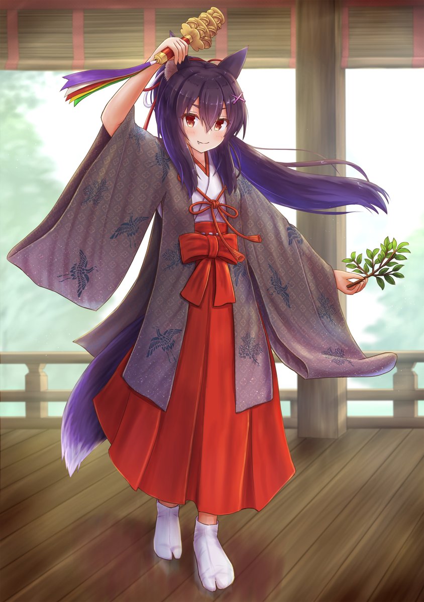 いろは 巫女さんの神楽舞イラストです 今回は色違い衣装も作りました イラスト名 巫女くノ一ちゃんの神楽舞 いろは 巫女さんの神楽舞イラストです 今回は色違い衣装も作りました イラスト名 巫女くノ一ちゃんの神楽舞