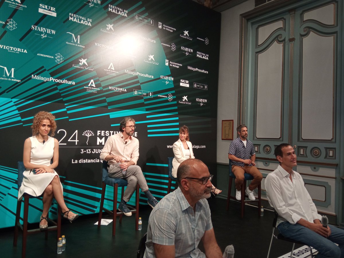 Se presenta la serie #AnaTramel en el #24FestivalMálaga  con sus creadores y los actores Natalia Verbeke, Unax Ugalde, Israel Elejalde y Maria Zabala