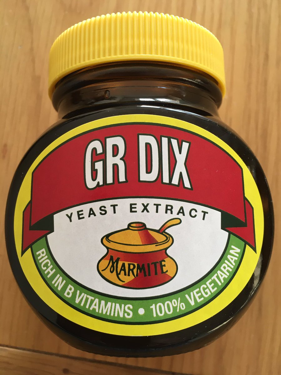 GRDixAuthor's tweet photo. STOP - #MarmyArmy assemble! #Marmiteers #Marmageddon #Yeaster @marmite
6pm @channel5_tv it’s all about the yeasty goodness! #loveit https://t.co/wxs3cKMEwT