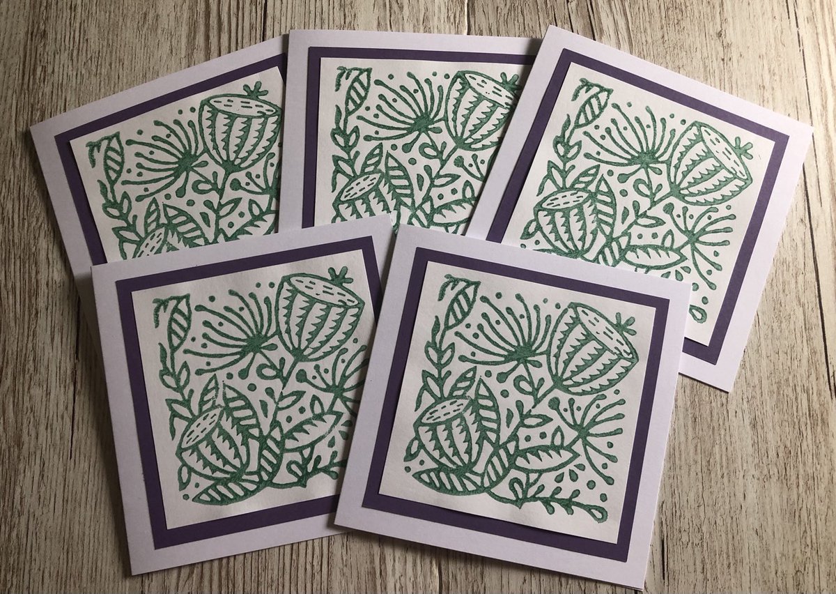 Excited to share this item from my #etsy shop: Pack of 5 Handmade seed head cow parsley dandelion hedgerow wild flowers purple white teal blank note cards #ukgifthour #ukgiftam  etsy.me/3vWwjUv