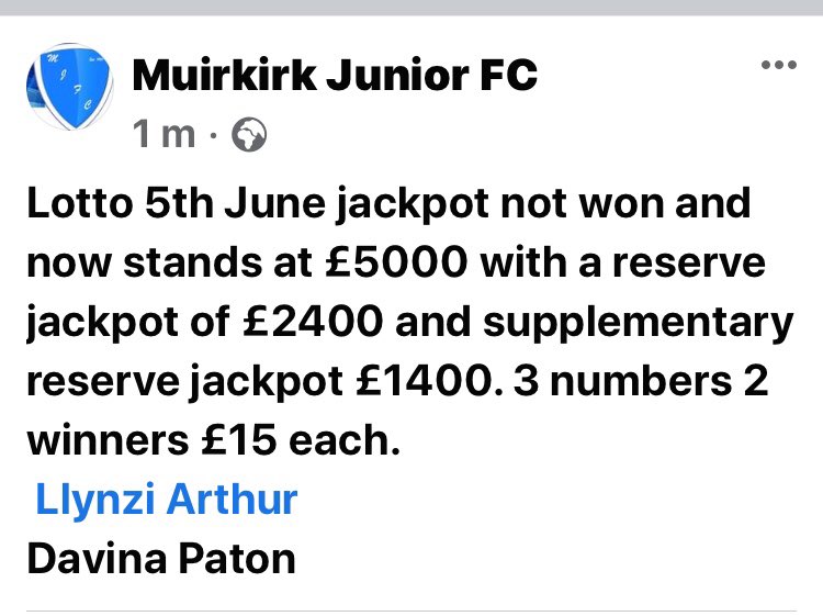 Muirkirk Junior FC tweet media