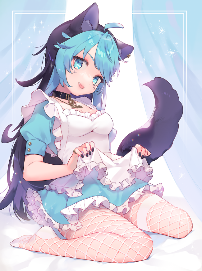 「Skeb!ありがとうございました💙  #Skeb 」|さく之輔のイラスト
