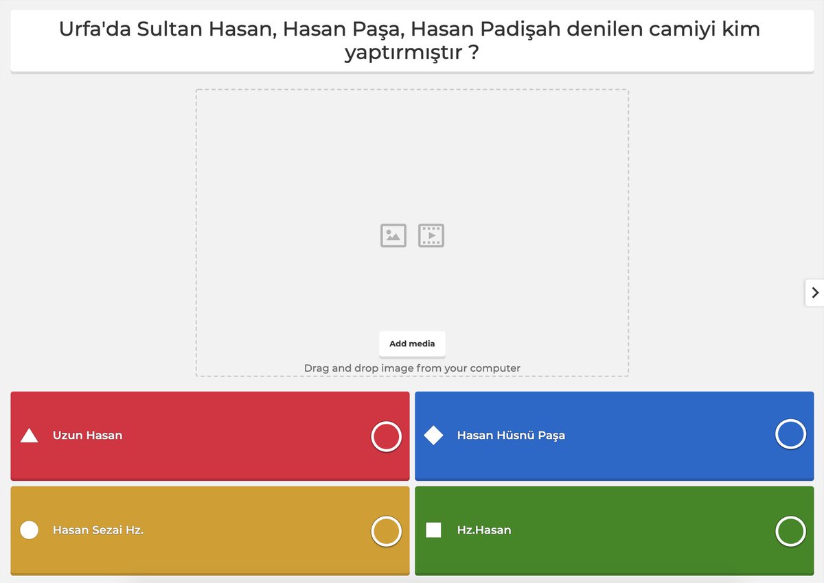 Urfa’da, Sultan Hasan, Hasan Paşa, Hasan padişah isimleriyle adlandırılan camiyi gerçekte kim yaptırmıştır ? Atölye sonunda yapacağımız yarışmadaki sorulardan işte bir tanesi. Urfa Atölyemize 1 saatten az kaldı katılmakta acele edin. gezikitap.com/tarih-atolyesi…