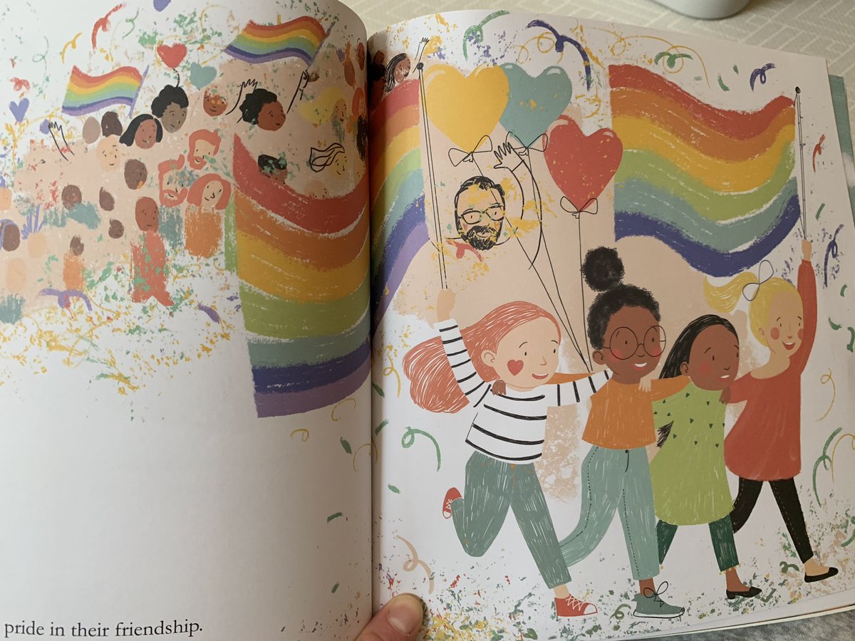 Just read The Girls by Jenny Lovlie and Lauren Ace to my children and the pride & same-sex representations are both beautiful and really moving https://t.co/5BoSfv3iZv