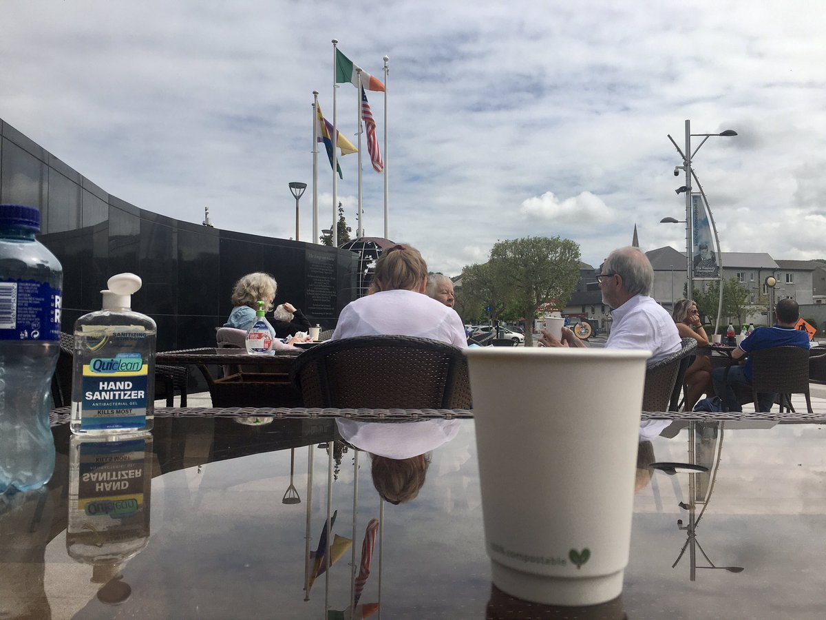 #SundayMorningComingDown Just the job 😁 Coffee & #Chillout  at @DunbrodyShip after a #stroll along our wonderful Boardwalk & Riverwalk #history #heritage #KeepDiscovering