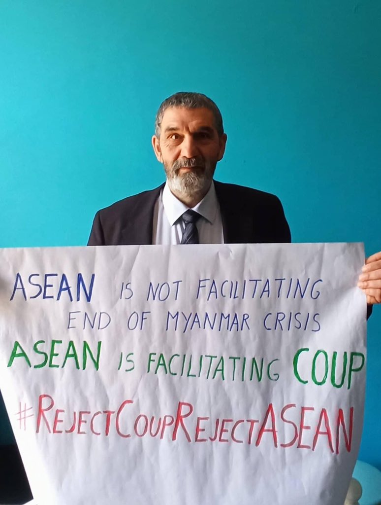 Thant1981's tweet photo. ASEAN! means:
A = Always (အမြဲတန်း)
S= Selfish (တကိုယ်ကောင်းဆန်လေ့ရှိပြီး)
E= EgoCentric (ကိုယ်ကျိုးပဲဦးစားပေးသော)
A= Adroit ( ပါးနပ်သည့်/လူလည်ကျသည့်)
N= Neighbors (အိမ်နီးချင်းများ)
#WhatHappenInMyanmar
Credit to the original Twitter user https://t.co/pGf3eDMGi7