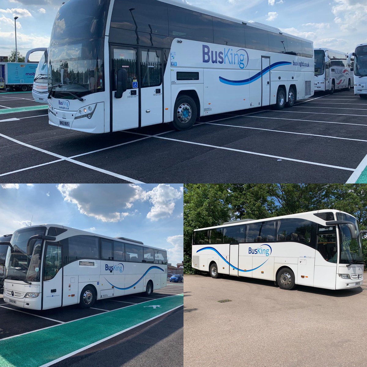 BusKingLtd's tweet photo. In Grantham this morning. Ready to offer support to the railways again today. 🚌👑 https://t.co/ux4RSK3JqY