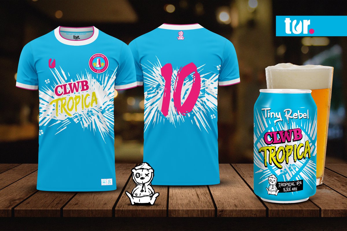 RogerstoneAFC's tweet photo. Rogerstone AFC x @tinyrebelbrewco 2021/22 Away Shirt. Pre order now at https://t.co/KleV0PI7qP https://t.co/6eFbs23Ak5