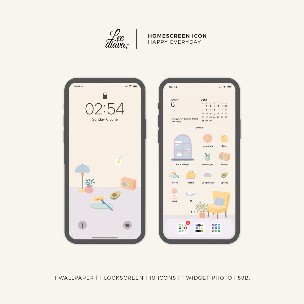 leediava_'s tweet photo. #iOS14homescreen เวอร์ชันอัพเกรดค่า 🛋☁️ ปรับแต่งน้องเพิ่มมานิดหน่อย ให้นุ้บนิ้บเพิ่มขึ้นอีกกก 🧸✨ อยากเติมความน่ารักให้กับหน้าจอ สั่งซื้อได้เลยที่ ( https://t.co/Wty1miAfrc… ) 💖 https://t.co/waSC5PIsbd