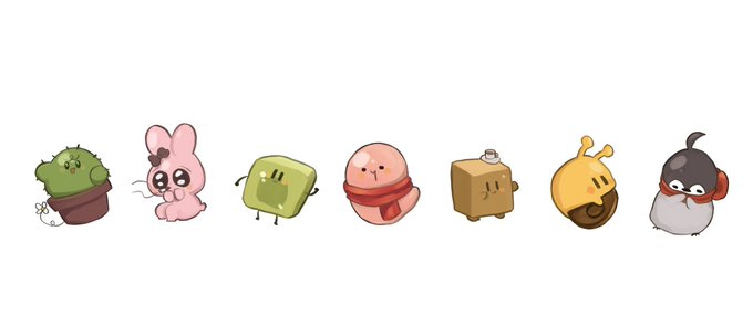 久しぶりにミニキャラたち 