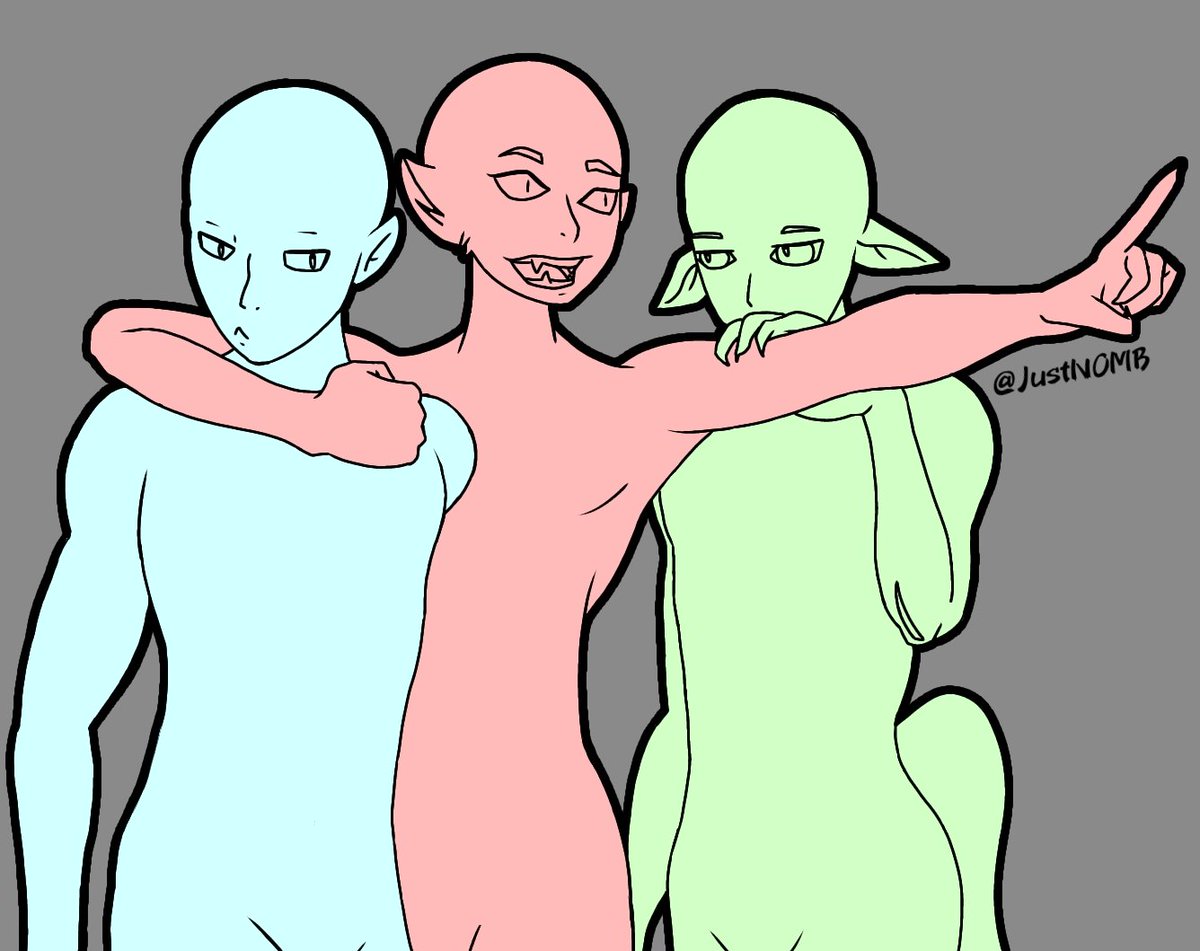 JustNOMB's tweet photo. I thought of making some OC bases and here they are. You are welcome to use them for your characters!

#owncharacter #art #animebase #fanart https://t.co/0mdqUKapxg