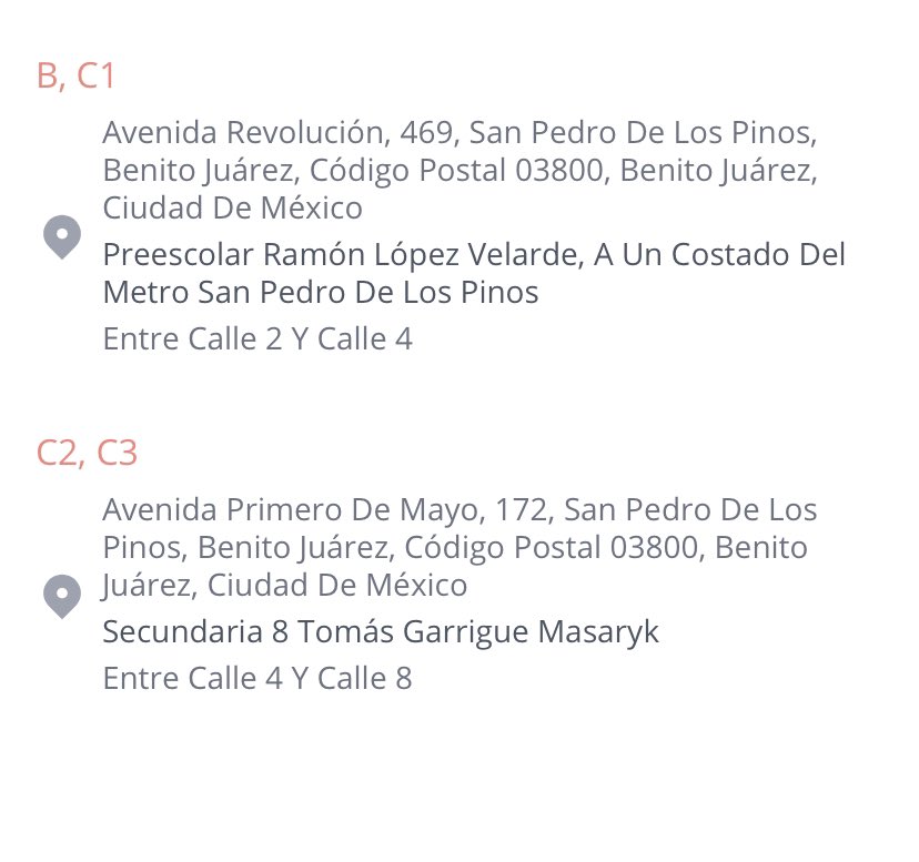 StephanieLeeKW's tweet photo. #ATENCIÓN #INE la #sección4420 de la #CDMX ya no está arrojando la ubicación de la casilla en su sistema.
La casilla se ubica en:

#VotarEsSeguro #Vota #Elecciones2021 #EleccionesMexico2021 #BenitoJuarez https://t.co/KcyksLPkzh
