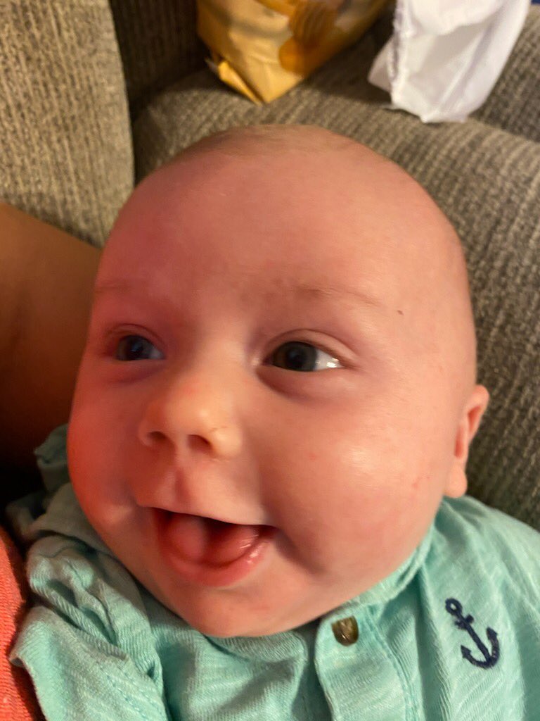 ⁦@johnhuggan⁩ I’ll see your cute baby picture and raise you one. 😁 Your grandchild?