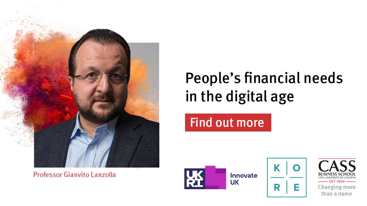 Bayes Business School (@bayesbschool) on Twitter photo How do we match our financial needs with the correct products? Join the Digital Leadership Research Centre, <a href="/innovateuk/">Innovate UK</a> and Kore Labs, for a panel:
📆Understanding People’s Financial Needs In The Digital Age
⏰ Weds 9th June, 12:30 (BST)
👉Register: ow.ly/zPs050F1pLC How do we match our financial needs with the correct products? Join the Digital Leadership Research Centre, <a href="/innovateuk/">Innovate UK</a> and Kore Labs, for a panel:
📆Understanding People’s Financial Needs In The Digital Age
⏰ Weds 9th June, 12:30 (BST)
👉Register: ow.ly/zPs050F1pLC
